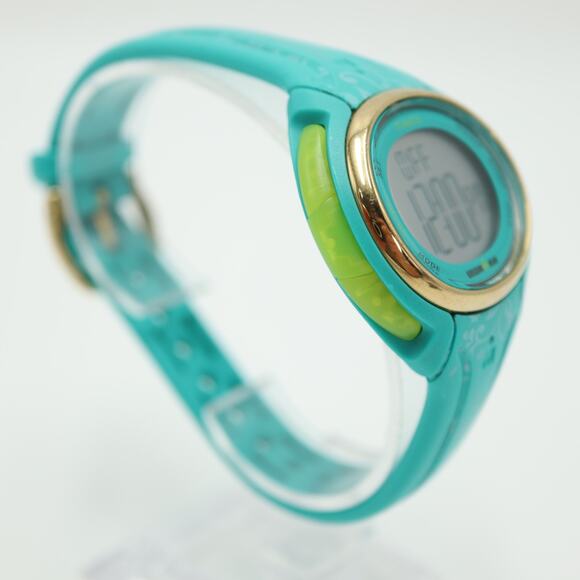 Timex Ironman 30 Years Womens Digital Watch Blue Green NO INDIGLO w New Battery - Picture 12 of 16